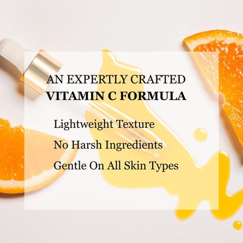 mivida 20% Vitamin C Serum for Face, Anti-Aging & Brightening Serum | W/Hyaluronic & Ferulic Acid, Vit E | Reduces Wrinkles, Fine Lines, Dark Spots & Hyperpigmentation, Maximum Strength Formula, 1floz
