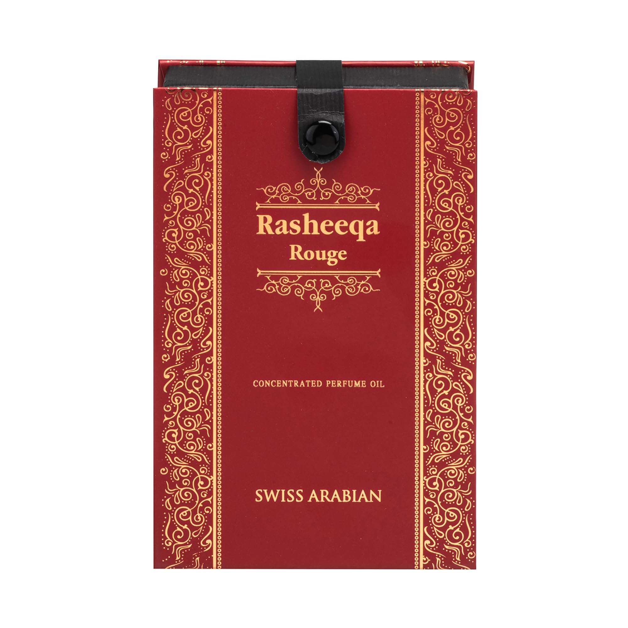 Swiss Arabian Rasheeqa Rouge - Concentrated Perfume Oil for Women - Floral Rosy Green Woody Scent with Raspberry - Travel Perfume - 0.67 oz