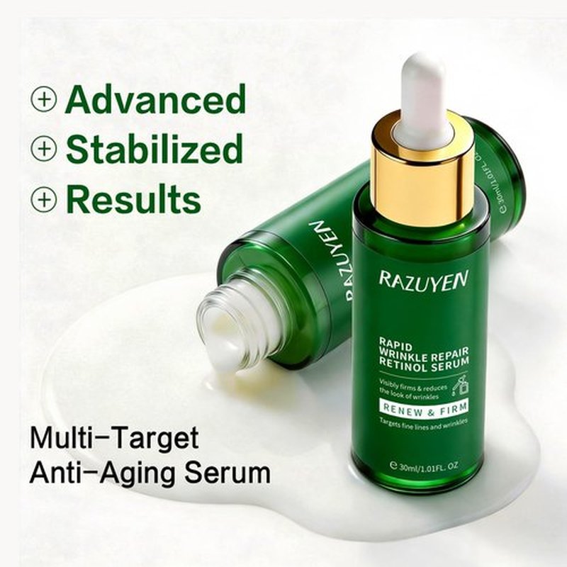 Regine Switzerland Retinol Serum - Anti-Aging Peptide Formula for Fine Lines & Wrinkles, 30ml