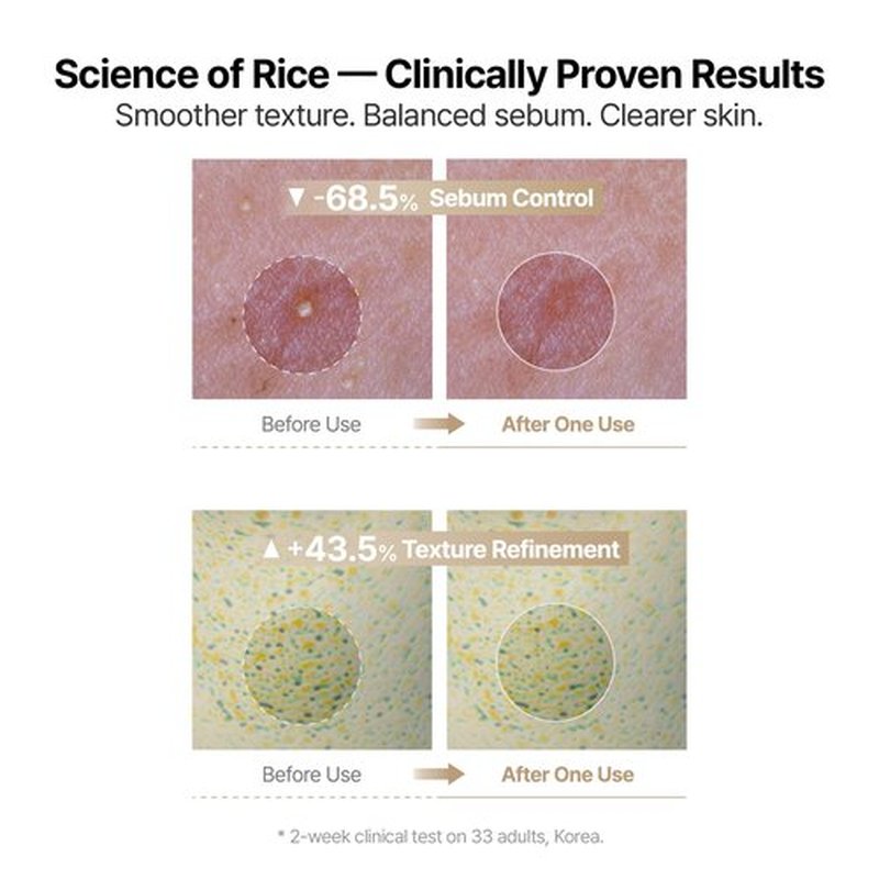 MIDHA RICE BRAN SCRUB FOAM 5.07fl.oz/150ml, Deep Cleansing, Pore-Purifying, Gentle Exfoliating – Soft Micro-Foam Face Wash with Balanced pH & Hydrating, Nourishing Care