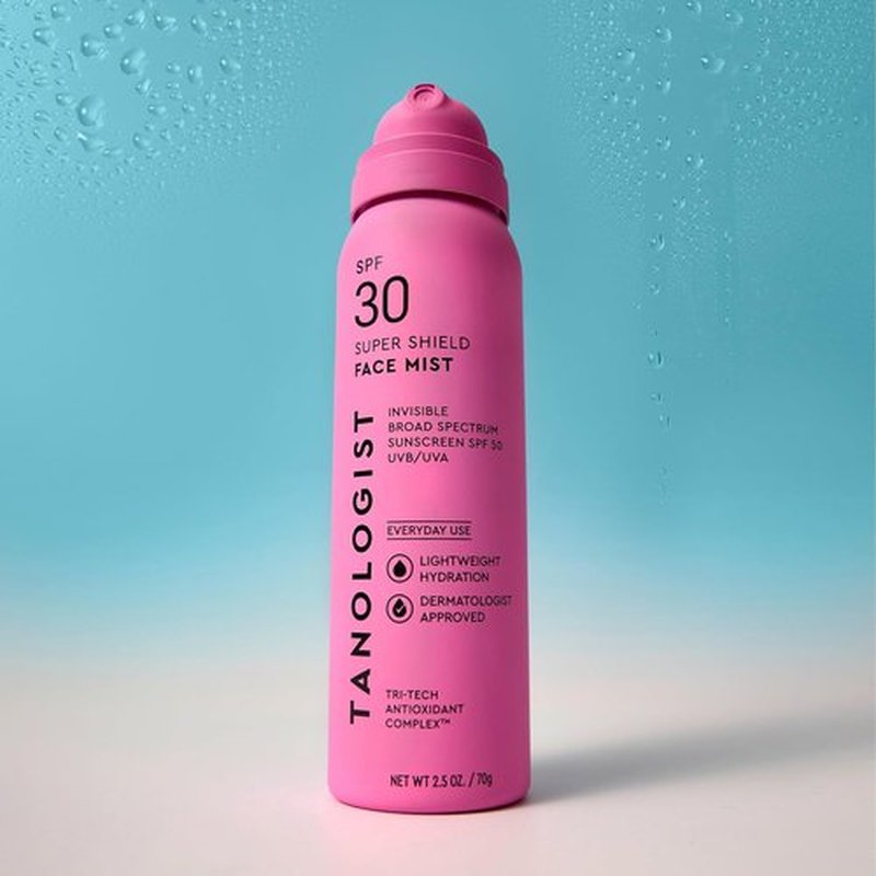 Tanologist SPF 50 Super Shield Face Mist - Lightweight Sun Protection | 2.5 fl. oz / 73 ml