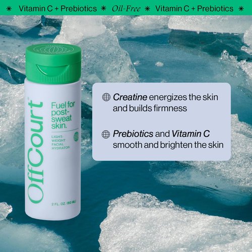 Skiennix OffCourt Face Moisturizer for Men - Light, Oil-Free Lotion with Prebiotics & Vitamin C - Hydration for All Skin Types (2oz)