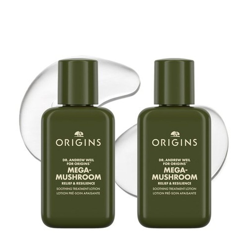 Origins Mega-Mushroom Soothing Treatment Lotion - Ideal for Sensitive Skin with Reishi Mushroom Extract