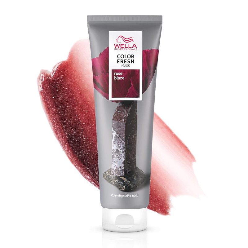 Wella Color Fresh Mask - Color-Depositing Hair Mask for Vibrant, Refreshed Color | Vegan Avocado Oil Formula | 5 Fl Oz
