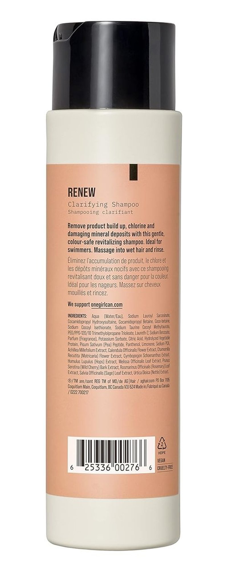 AG Care Renew Clarifying Shampoo - Deep Cleanse & Refresh Hair | 10 Fl Oz