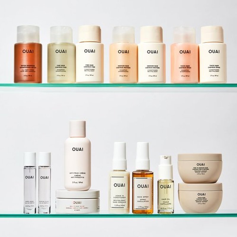 OUAI Fine Shampoo Travel Size - Volumizing Shampoo with Strengthening Keratin, Biotin & Chia Seed Oil for Fine Hair - For Clean, Weightless Body - Paraben, Phthalate & Sulfate Free Hair Care (3 Fl Oz)