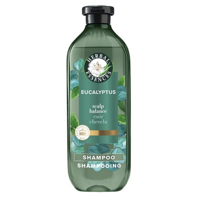 Herbal Essences Eucalyptus Sulfate Free Shampoo, Scalp Balance, 13.5 Fl Oz, with Certified Camellia Oil and Aloe Vera, For All Hair Types, Especially Dry Scalp