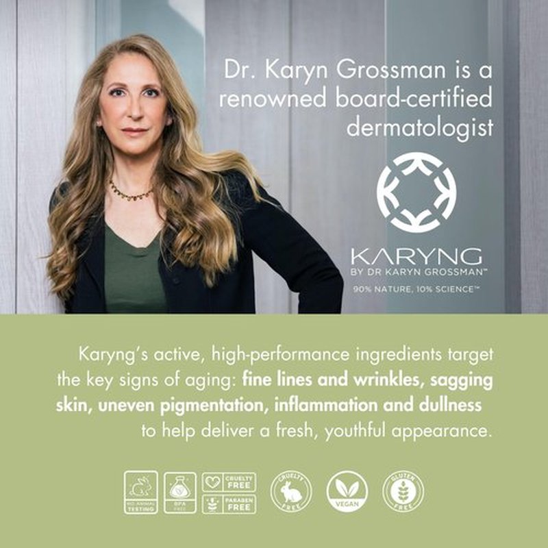 KARYNG Replenishing Cleanser, Natural and Organic Face Wash, Gentle Facial Cleanser with Coconut Oil, Hydrating and Soothing Daily Face Cleanser, 3.4oz