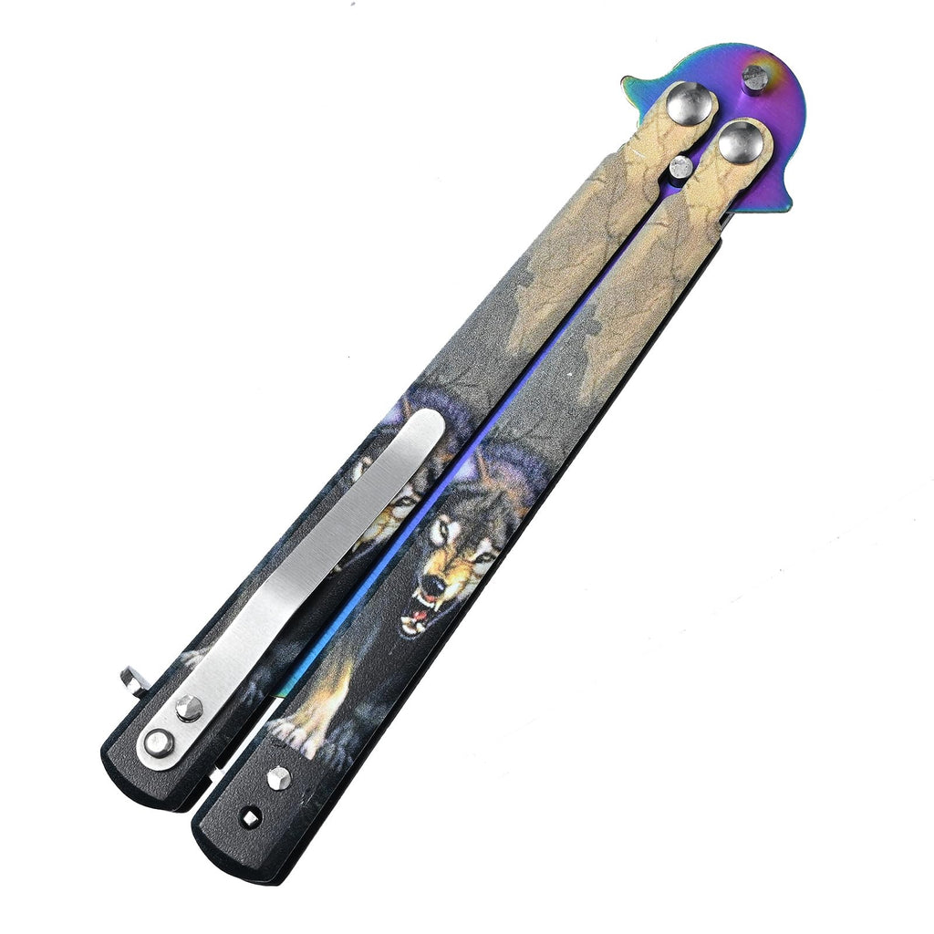 WILD TACTICAL Folding Pocket Comb for Men, Fine Combs Stainless Steel Folding Practice Combs Hair Styling Tools for Sport Outdoor Camping