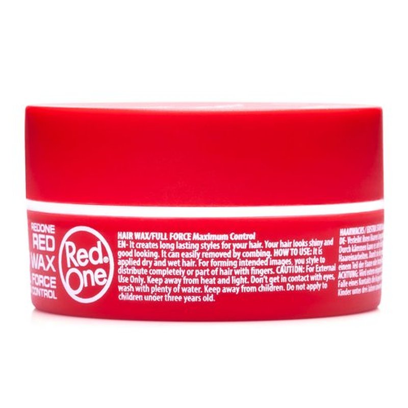 Redone Hair Wax Red 150ml Pack of 2 | Strong Hold & High Shine Hair Styling Wax for Men & Women | Strawberry Scent | Gel Wax for Hair, Beard & Moustache Control | Professional Long Lasting Finish