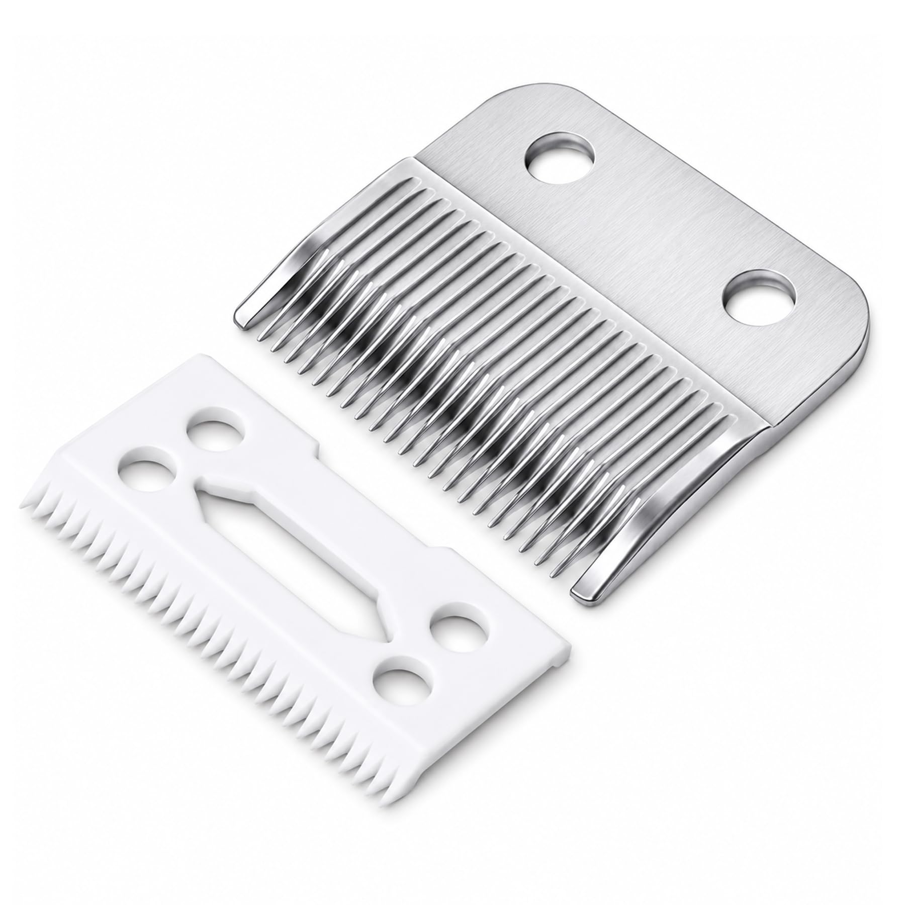 Poweka Replacement Clipper Blade Compatible with W-AHL #30-15-10 Pro Ion, Iron Horse, Show Pro Plus, U-Clip, and Deluxe U-Clip，Professional Pet Animal Dog Standard Adjustable Blade Set