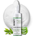 SKINIFY Glass-Skin Snail Mucin Facial Foam Cleanser w/Exfoliator – Ultra Hydration with Aloe Vera, Green Tea & Seaweed – All Skin Types Men & women – Deeply Hydrates, Detoxifies & Protects (5.1 Oz)