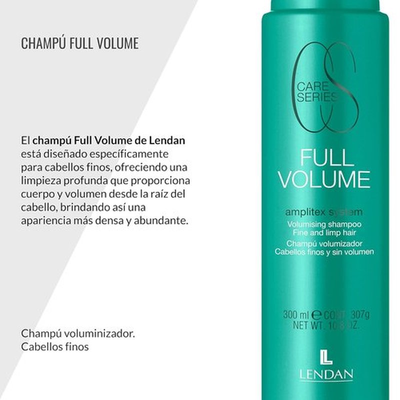 Lendan Fine Hair Volume Shampoo - Full Volume & Hydration - 300 ml | Cleanses, Protects & Adds Body