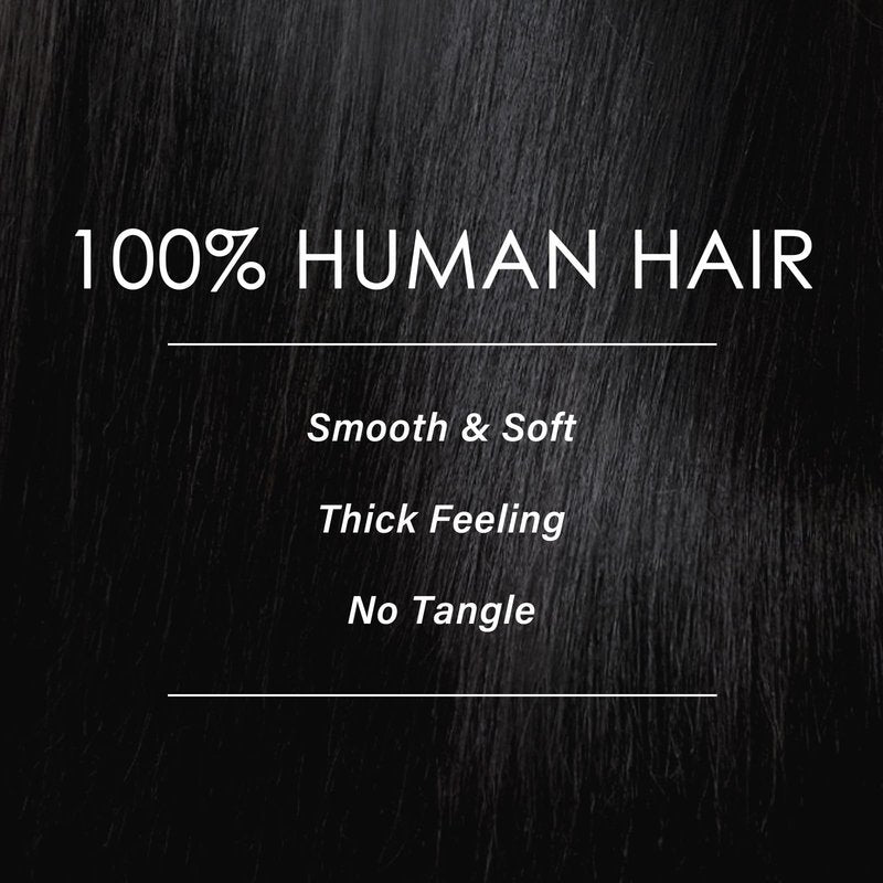 WOWANGEL Clip in Hair Extensions Human Hair,20" Seamless Clip Ins No Damage,7pcs 120g Remy Hair Reusable for Daily Styling,Weddings,Events,Natural Black (1B)