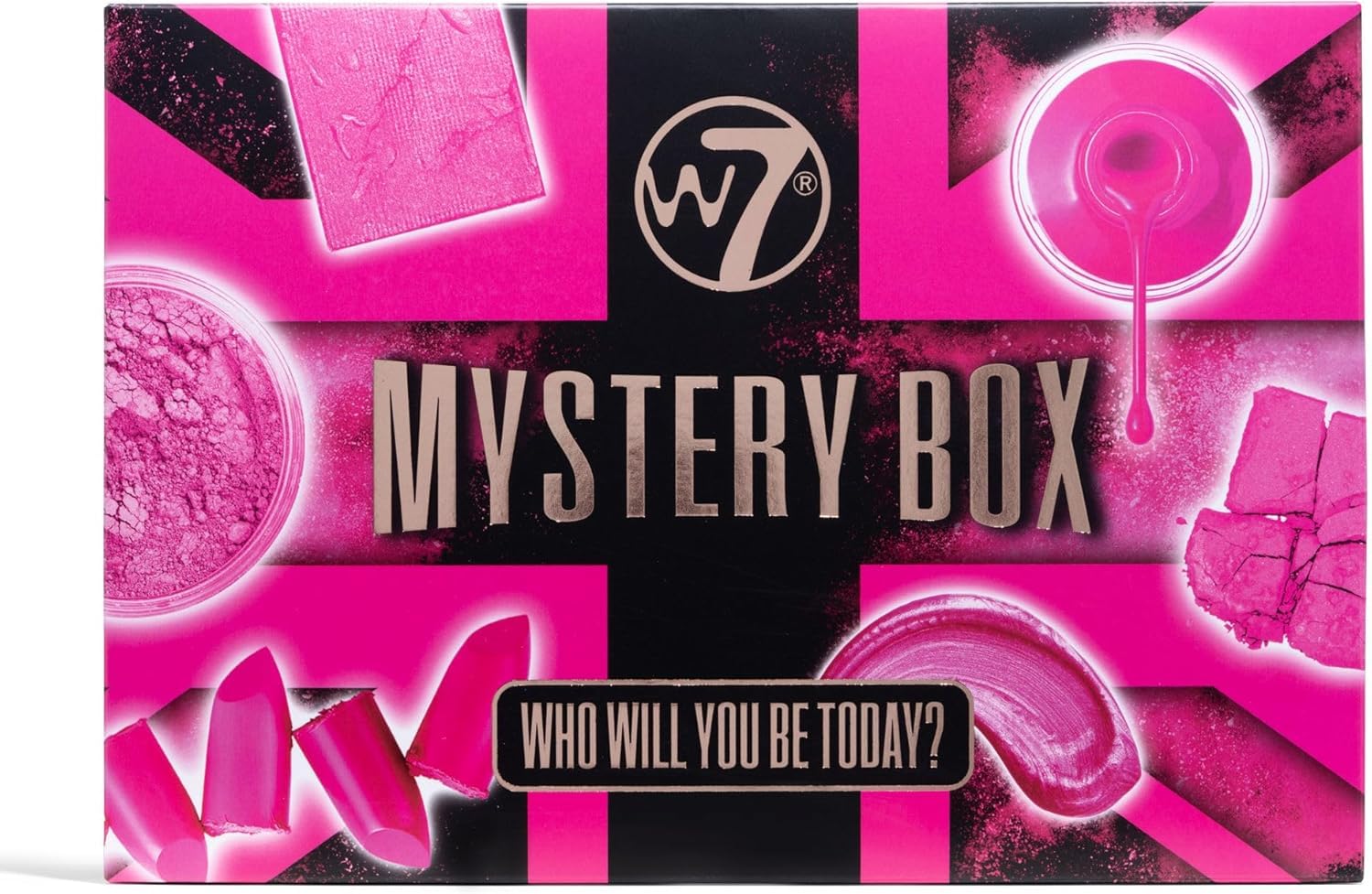 W7 Makeup Set Box - Assorted Gift Box of W7 Makeup & Cosmetics Worth $50