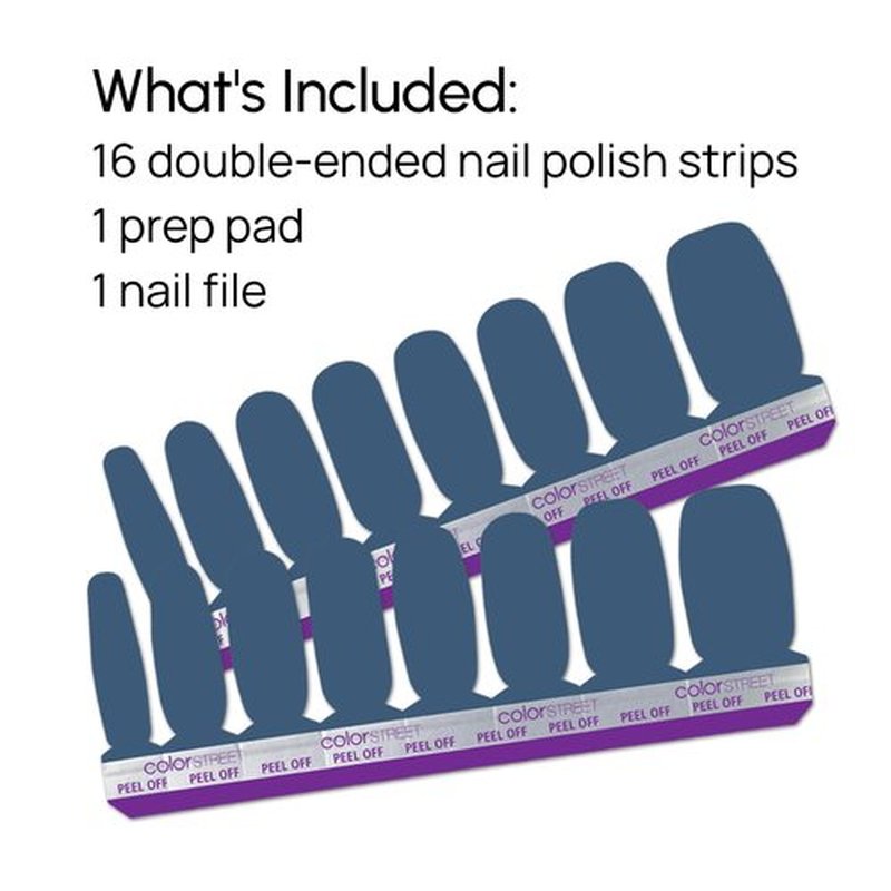 Color Street Slate of Mind Nail Strips
