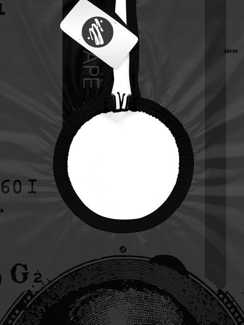 Illuzien $100 Bill (BLACKOUT) PRO Barber Cape, Hair Cut Cape, Water-Resistant Barber Accessories, Professional (ELASTIC)