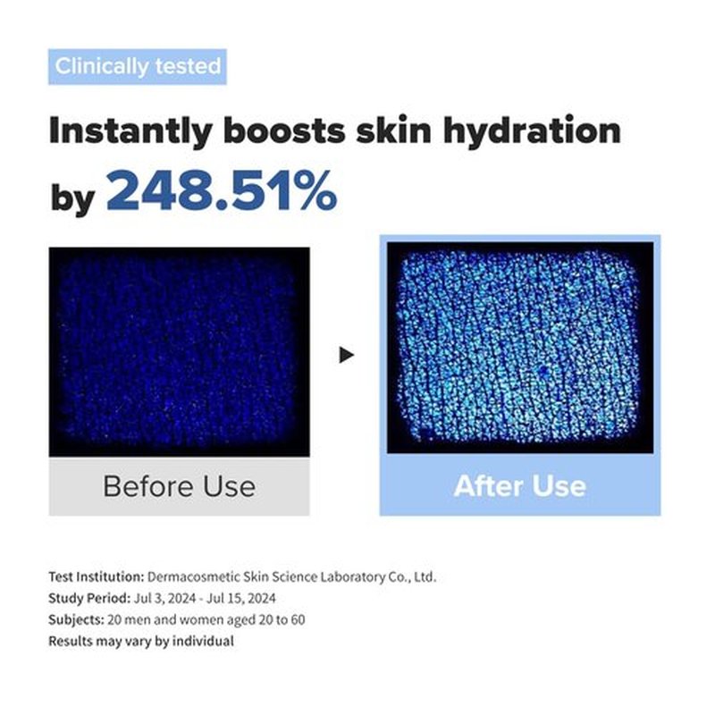 LOPOE Better Balance Ampoule - Facial Serum for Glass Skin, Blue Agave, Including panthenol. Skin Relief with Hyaluronic Acid, Soothing and hydrating, Vegan, Korean Skincare (1.69 Fl. Oz, 50ml)