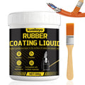 kuailaya Rubber Dip for Tools, Liquid Rubber Dip Tool Handle Dip Coating Effective Protection Slip Resistance Waterproof and Insulating Easy to Peel for Tool Protection Creative DIY, Burnt Orange 300g