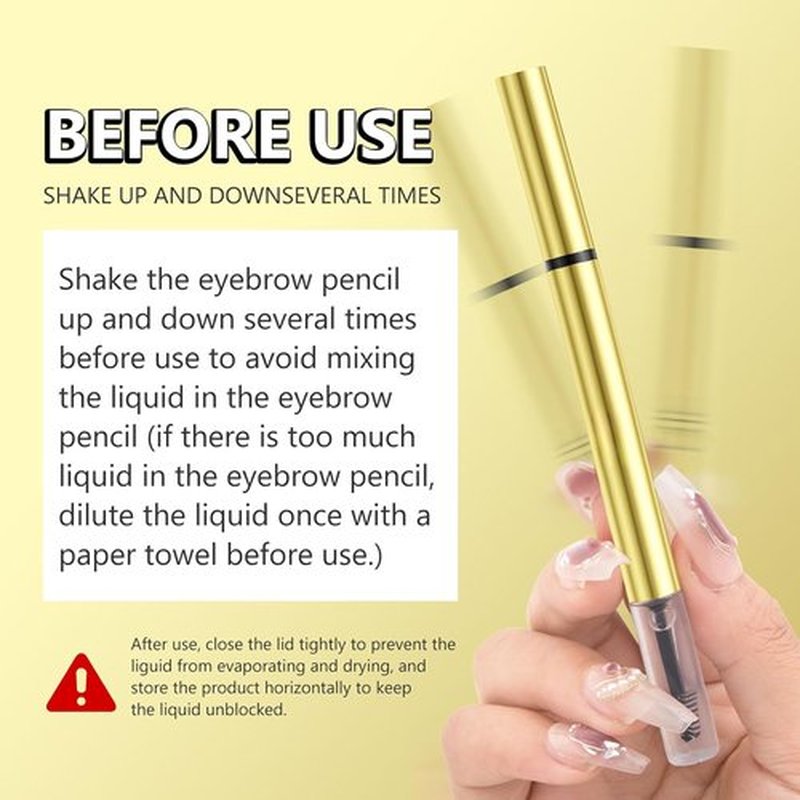 Skiennix 2-In-1 Long-Lasting Eyebrow Pencil & Brow Gel - Light Brown & Dark Brown Shades