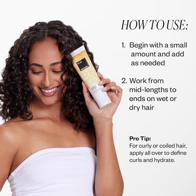 IGK Mistress Hydrating Hair Balm & Mixed Feelings Leave-In Blonde Toning Drops - Tone Brassy Hair, Fight Frizz | 5 oz + 1 oz