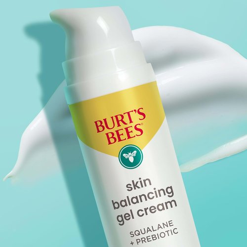 Burt's Bees Gel Moisturizer - Clear & Balanced Skin Balancing Cream with Squalane, 1.8 oz.