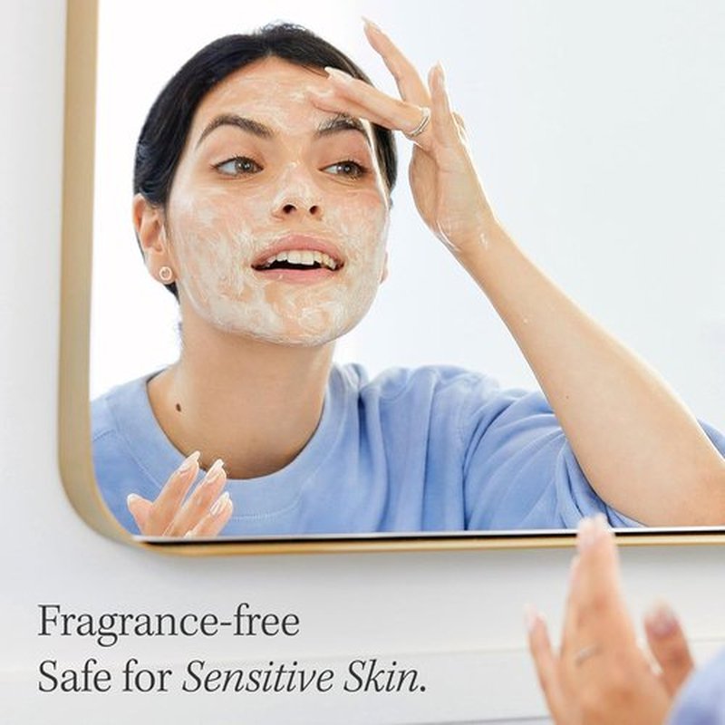 First Aid Beauty Pure Skin Face Cleanser - Gentle Antioxidant Cream for Sensitive Skin, 5 oz.
