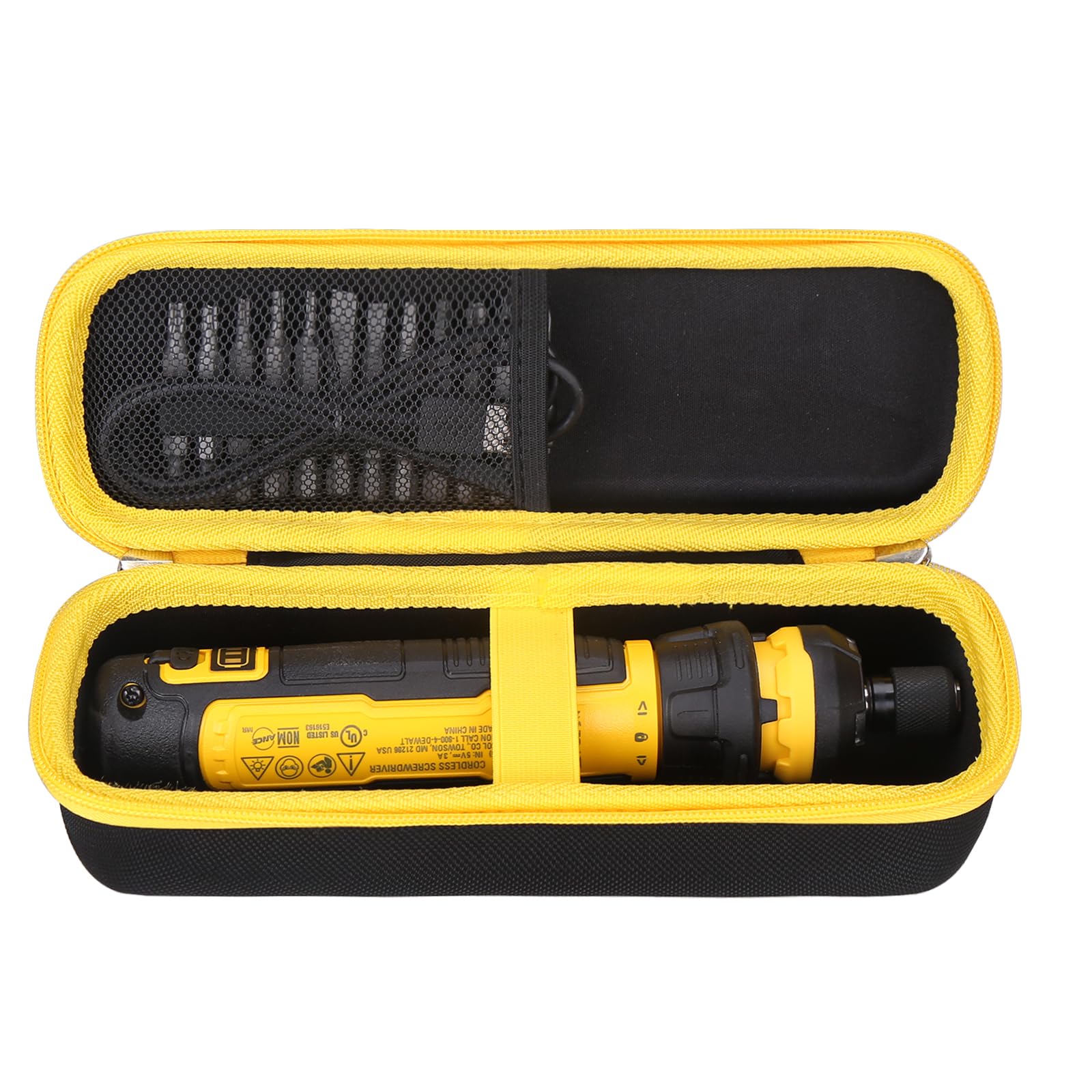 worfty Case for DEWALT Cordless Screwdriver with FLEXDRIVE Control and Screwdriving Bits DWHT66719 - Travel Protective Carrying Storage Bag (Black)