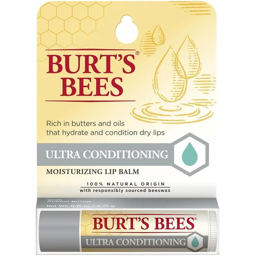 Burt's Bees Lip Balm - Ultra Conditioning with Kokum Butter | 0.15 oz (Pack of 6)