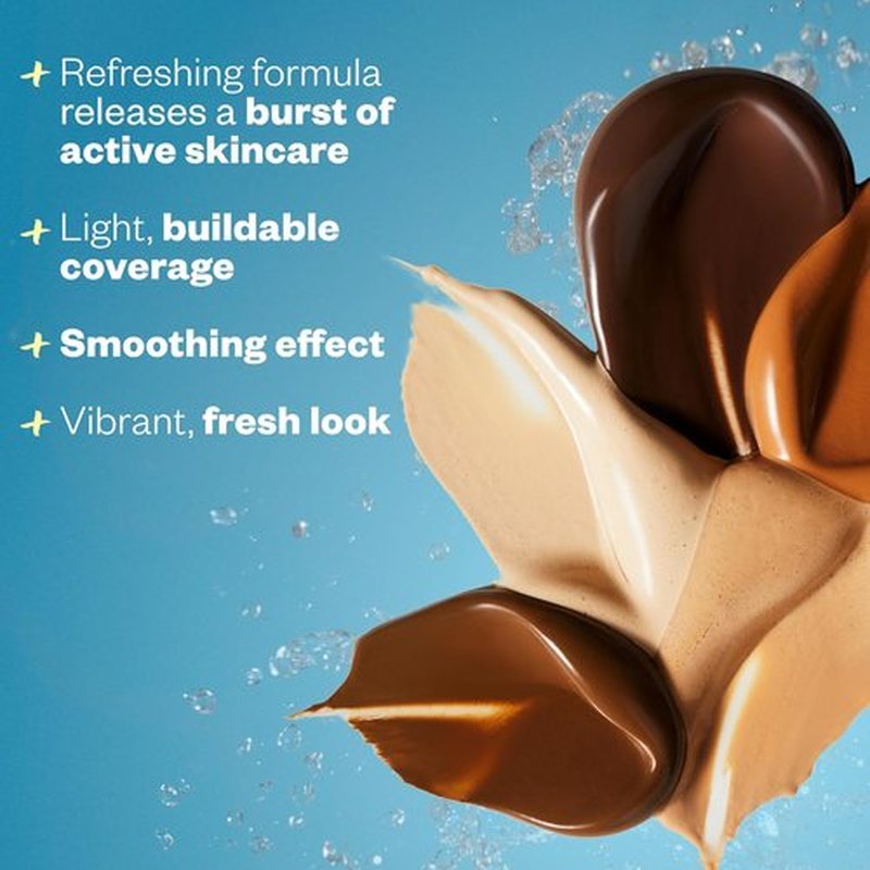 Kosas BB Burst Tinted Face Gel Cream - Hydrating & Lightweight Buildable Coverage - Medium Deep Neutral Olive 31 (1 Oz/30 ML)