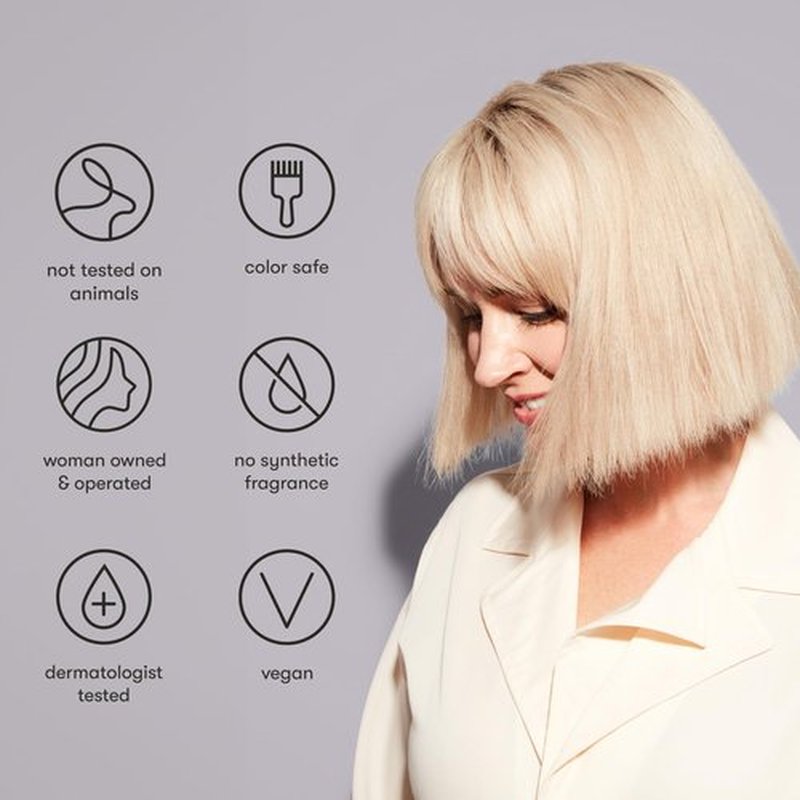 Odele Sulfate-Free Purple Shampoo & Conditioner Set for Neutralizing Brassy Tones in Blonde, Silver + Gray Hair, 13 Fl Oz Each (2-Pack)