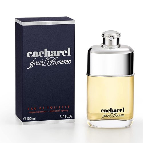 Cacharel Pour L'Homme Cologne - Woody, Spicy & Floral Fragrance with Bergamot & Cedar Wood | 3.4 Fl Oz