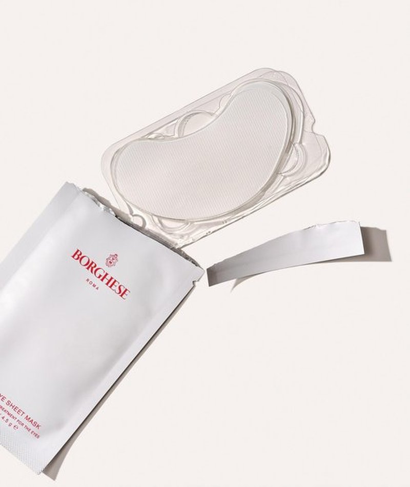 Borghese Restorative Eye Sheet Masks - Nourishing and Brightening Under Eye Treatment Masks, 6 Pairs