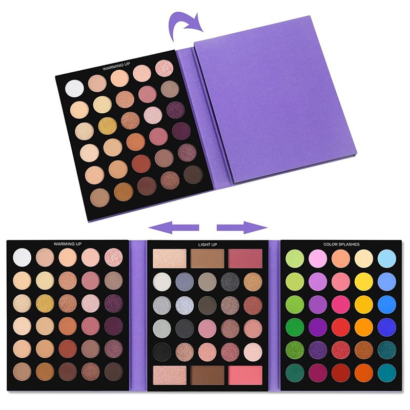 UCANBE 86 Colors Nude Eyeshadow Palette - Highly Pigmented, Long-Lasting & Waterproof | Includes 15 Makeup Brushes Set