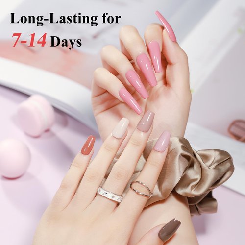 Bevimee Quick Dry Nail Polish Set: 24 Colors Regular Fingernail Polish Non Gel Bulk Black Nude Pink Red Green Blue Purple Long Lasting French Nail Art DIY Home Gift Set for Women