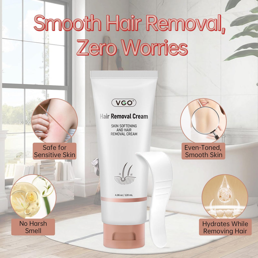 VGO Hair Removal Cream & Tinted Sunscreen SPF50