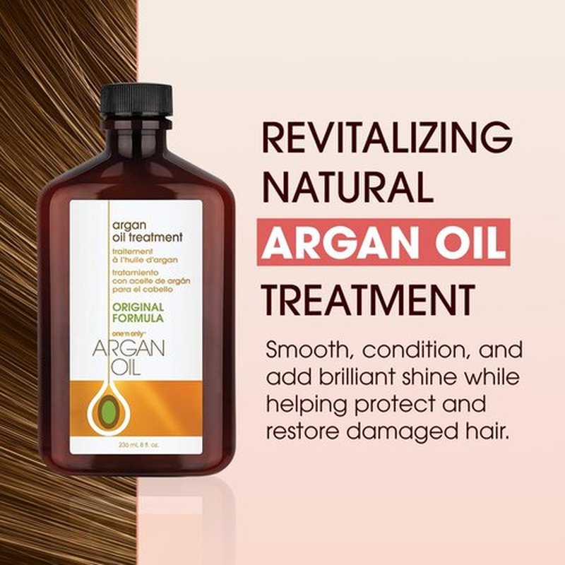 One 'n Only Argan Oil Hair Treatment - Smooth & Strengthen Dry Hair, Eliminate Frizz, 3.4 Fl. Oz