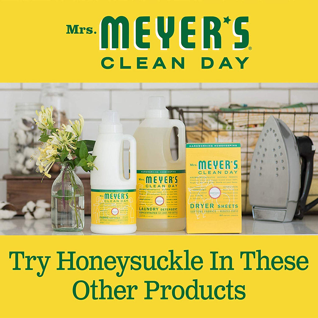 MRS. MEYER'S CLEAN DAY Liquid Dish Soap Refill, Honeysuckle, 48 fl. oz