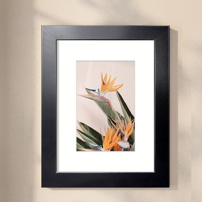LaVie Home 8x10 Picture Frame - Sturdy Black Frame with Polished Plexiglass | Horizontal & Vertical Display