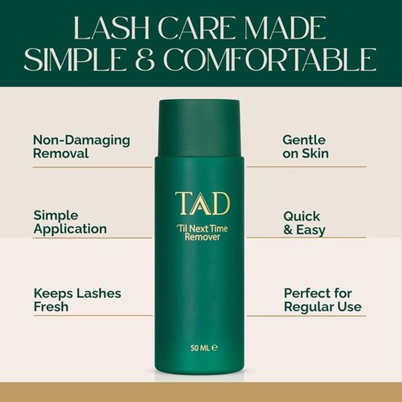 TAD Beauty DIY Lash Remover - Unseals Adhesive for Easy Eyelash Extension Removal - 50ml