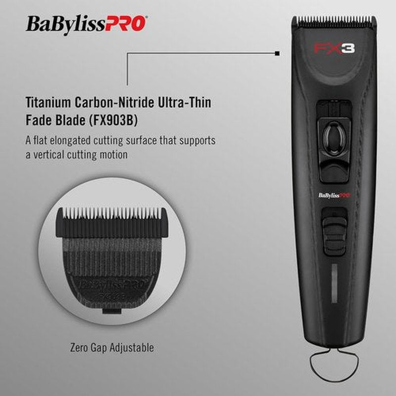 BaBylissPRO FX3 Collection | Professional Barber Tools for Precision Cutting and Styling