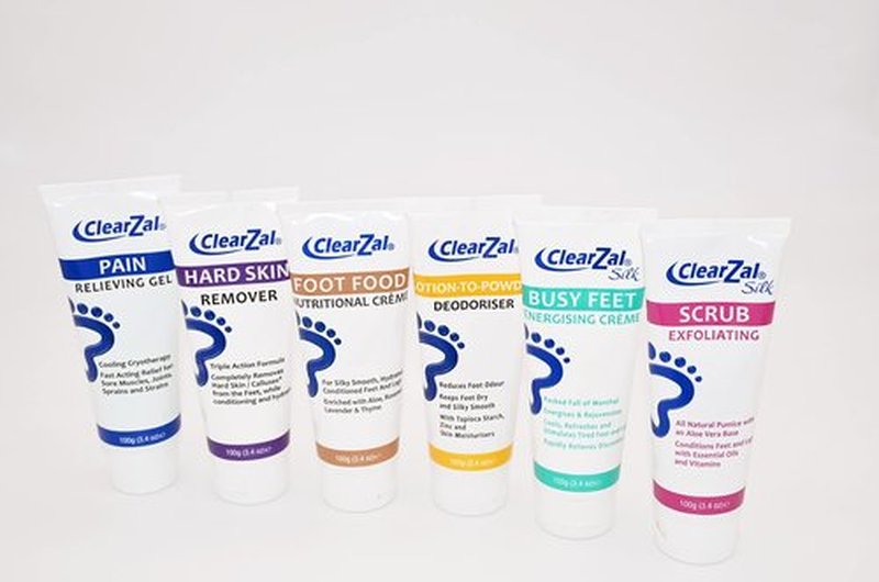 Clearzal Busy Feet Cooling Energizing Foot Cream, Packed with Menthol for Pain Relief for Tired Achy Feet, Refreshes and Rejuvenates, Helps to Provide Relief from Neuropathy, 3.4 Ounce Tube