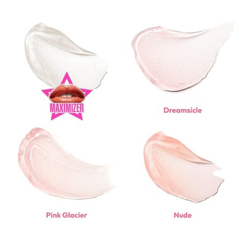 Ruby Kisses Plumping Lip Gloss - Hydrating High-Shine Lip Plumper | Voluminous & Smoothing, 4 Colors, 0.15 FL oz.