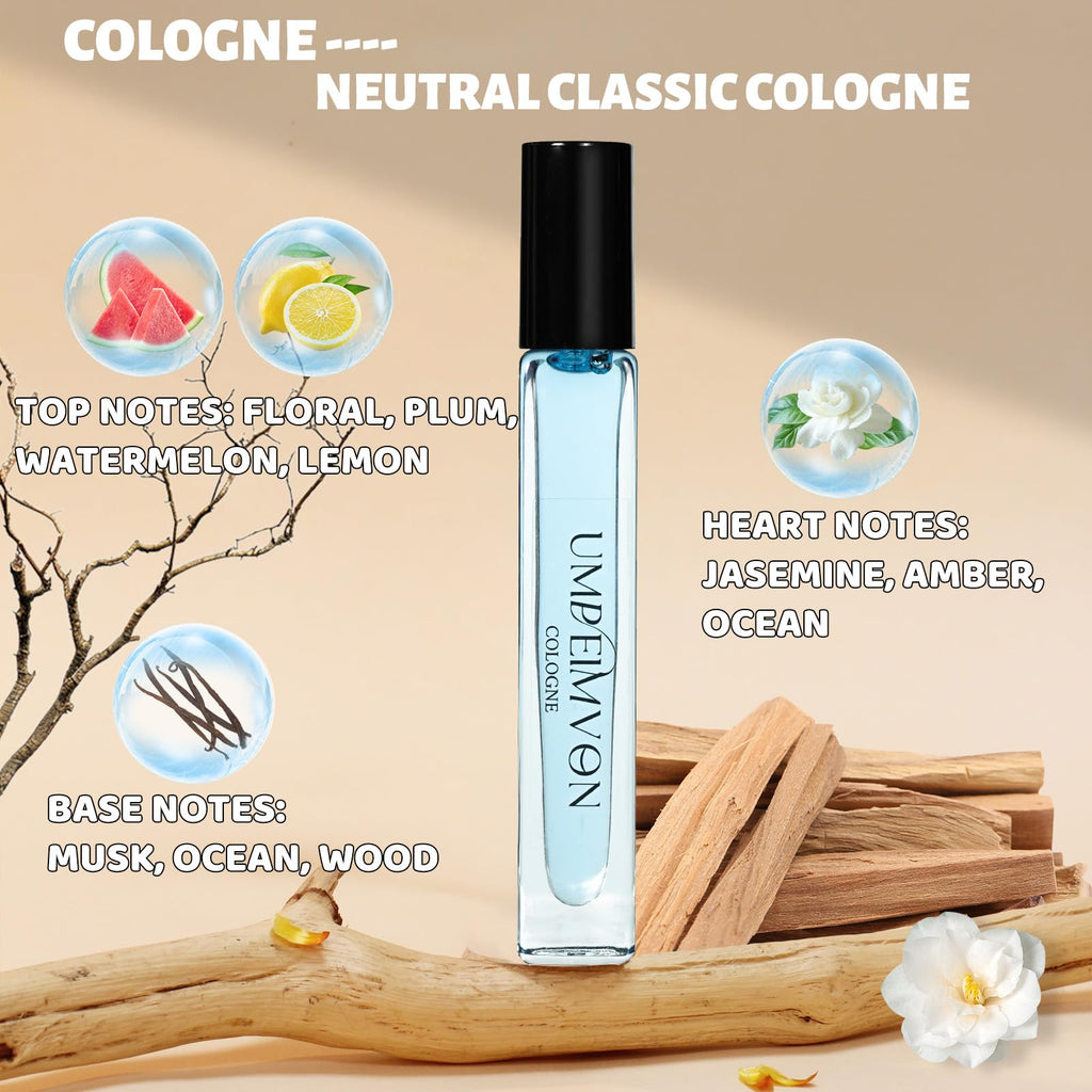 Umpeimvon 3 Pack Pheromone Perfume Oils for Women, Long Lasting Roll On Perfume Oil, Sweet, Woody, Cologne Travel Size 0.33 Fl. Oz