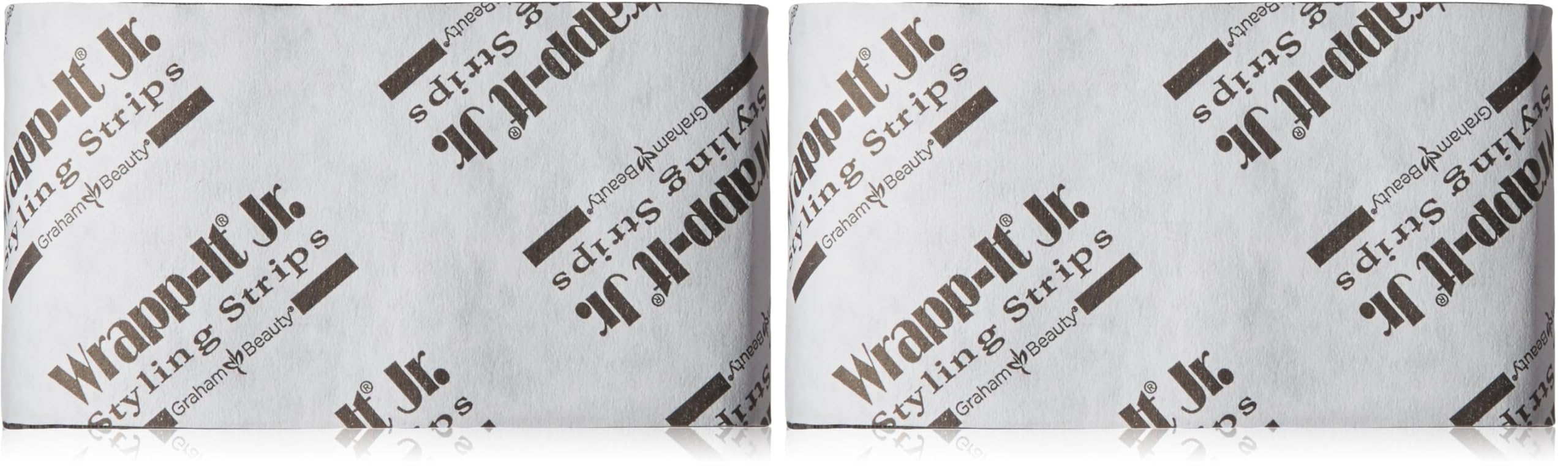 Graham Professional Beauty Wrapp-It Jr Styling Strips, Black (Pack of 2)