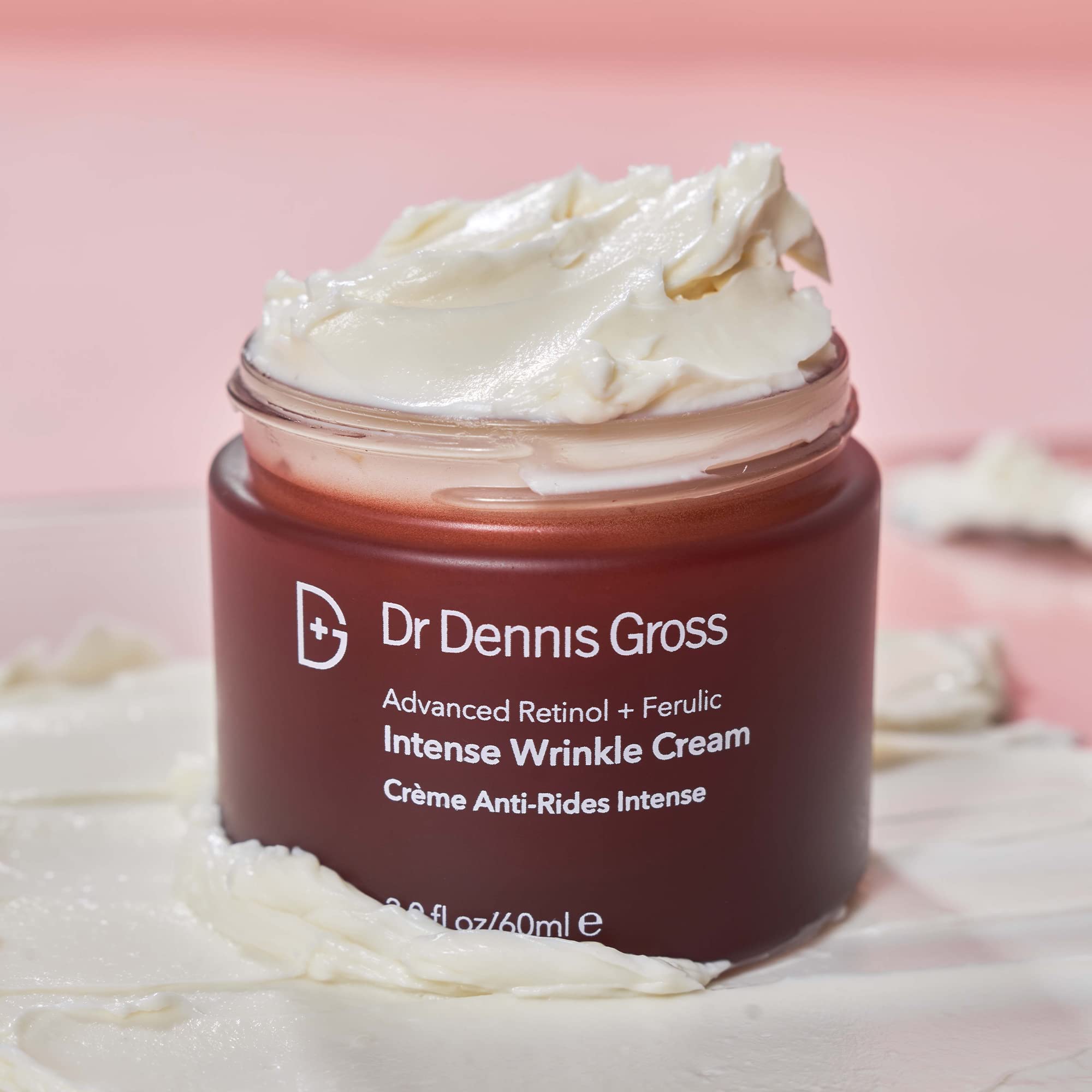 Dr Dennis Gross Advanced Retinol and Ferulic Intense Wrinkle Cream, White, 2 Ounce (Pack of 1)