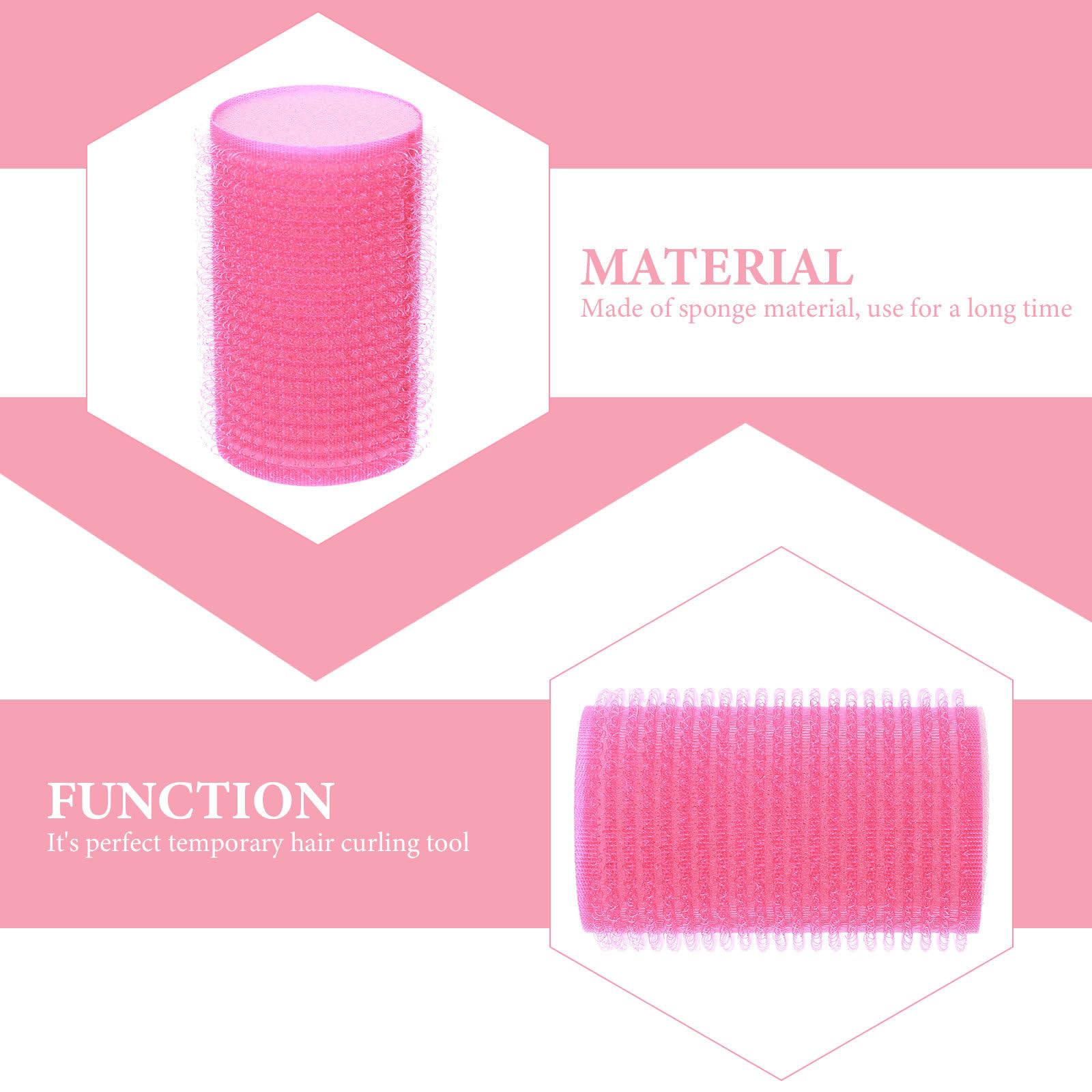 Hair Roller for Bangs 12pcs Hair Sponge Curlers Self Grip for Women and Girls Curler