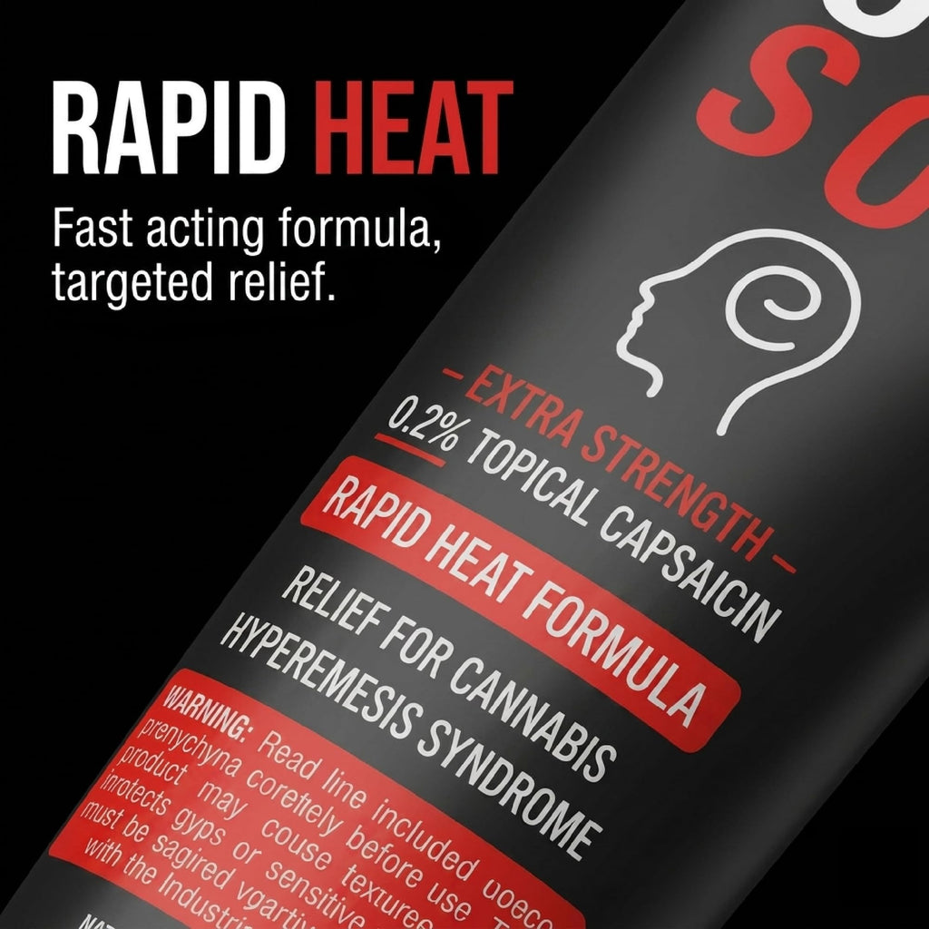CHS SOS Extra Strength Capsaicin Cream 0.2% High Potency – Fast Absorbing Warming Formula, Non-Greasy Topical Support – 1.5 oz x 1pack
