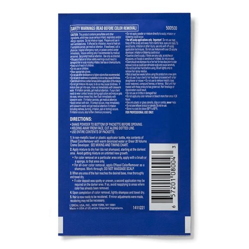 L'Oréal Technique Quick Blue Hair Lightener - High Performance Bleaching Powder | No Drip Formula, Lifts Up To 7 Levels
