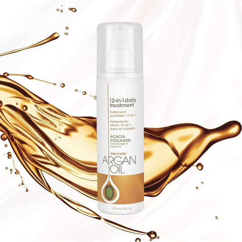One N' Only Argan Oil 12-in-1 Daily Treatment - Lightweight Frizz Control & Moisturizing for Damaged Hair | 6 Fl Oz